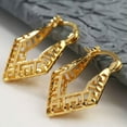 thumbnail image 4 of K-KED Fashion Silver,Gold Hoop Earrings Romantic Women Hollow Out Delicate Jewelry Gift A Pair-#2, 4 of 6