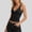Black, variant on Women's Cami Tops Plunge V Neck Undershirts Slimming Sleeveless Tank Top Soft Summer Solid Color Cropped Camisole White 2XL