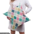 thumbnail image 4 of Ambesonne Geometric Fabric by the Yard Upholstery, Classical Moroccan, 2 Yards, Multicolor, 4 of 4