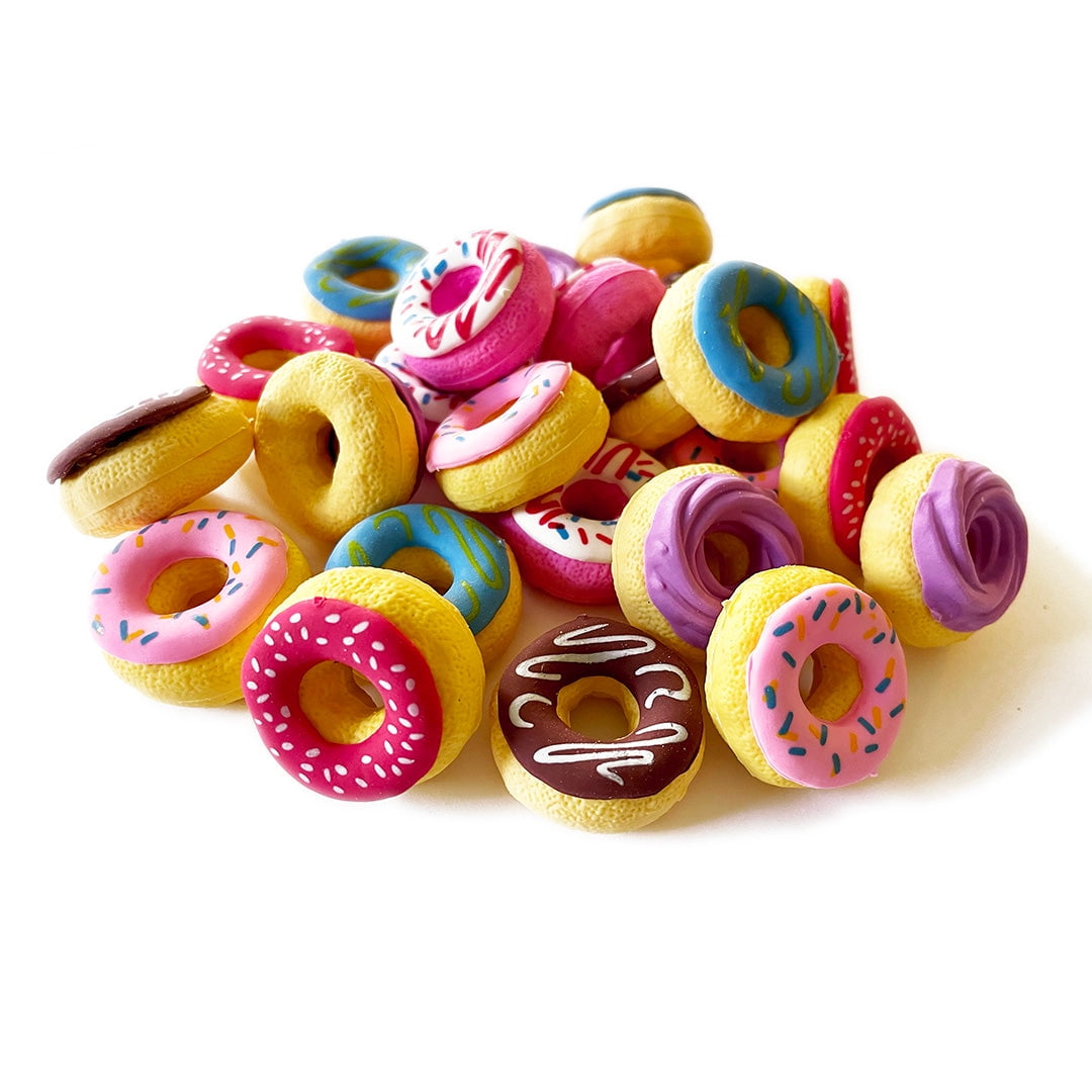 Mini Donut Erasers Pack of 24