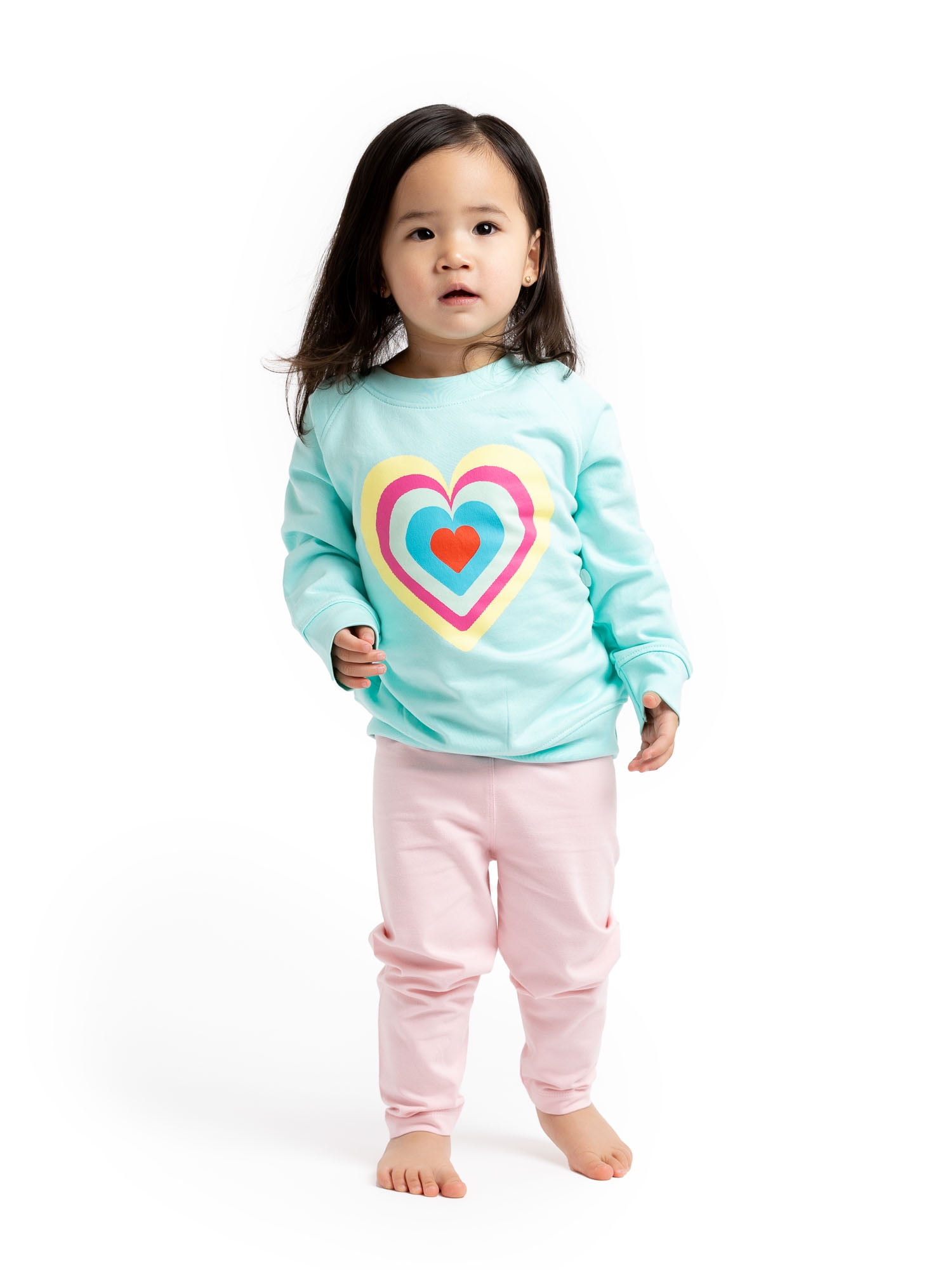 Paris Hilton x Monica + Andy Organic Cotton Baby Crewneck Sweatshirt, Sizes 0/3 Months-5T