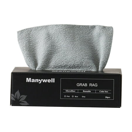 

Kitchen Clearance Appliances 2025! PRETXORVE Kitchen Towels Reusable Microfiber Cleaning and Drying Wipes with Dispenser Box Pack of 20