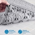 thumbnail image 3 of Alfombra de bañera WRISIN antideslizante, 100% goma, 40 x 70 cm, color gris, 3 of 9