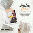 thumbnail image 5 of Autumn Alley Toilet Bowl Brush and Holder Bathroom Accessories, Bathroom Toilet Brush for Modern Farmhouse Bathroom Decor, Standing Rustic Toilet Bowl Brush with Holder, Bathroom Decor Sets, White, 5 of 8