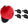 thumbnail image 5 of Ganchos adhesivos para sombreros para pared (paquete de 10), diseño minimalista de perchero, sin perforación, perchas para sombreros de sujeción fuerte, 5 of 5