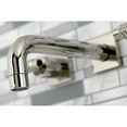 thumbnail image 4 of Kingston Brass KS6126ML Milano Double-Handle Wall Mount Bathroom Faucet, Polished Nickel, 4 of 8