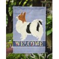 thumbnail image 3 of Carolines Treasures CK3612GF Papillon Welcome Garden Size Flag, 3 of 3