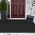 thumbnail image 1 of Mainstays 4 ft. x 6 ft. Platinum Needlepunch Charcoal Doormat with Vinyl Backing, 1 of 4
