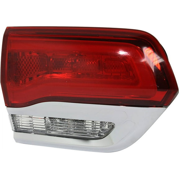 Tail Light Compatible With 2014-2020 Jeep Grand Cherokee Left Driver Side, Inner With bulb(s)