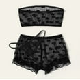 thumbnail image 7 of Women's Chemises Negligees Padded Underwear Women 3x Silk Lingerie for Women Long Women's Lingerie plus Size plus Size Christmas Corset Sexy Christmas for Sexy on Clearance Black 2XL, 7 of 7