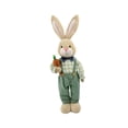 thumbnail image 2 of Figura de conejo de Pascua, estatua de conejo, adorno de escritorio, artesanía, altura ajustable, de pie verde, 2 of 9