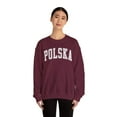 thumbnail image 4 of Polska Poland Sweatshirt Gifts Crew Neck Shirt Long Sleeve Unisex, 4 of 7
