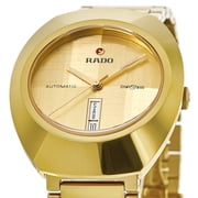 Rado Original Automatic DiaStar Yellow Gold Tone Dial PVD Steel Men's Watch R12161253