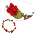 thumbnail image 3 of Floral Otoño BOHO Diadema Flor Corona Festival Boda Playa Corona de pelo, 3 of 5