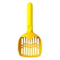 thumbnail image 2 of Cat Litter Scoop,Kitty Plastic Scooper, Deep Shovel, Long Handle, Poop Sifting, Kitten Pooper Lifter, Durable, Heavy Duty, for Litter Box,10X4 in (Yellow), 2 of 6