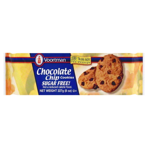 Voortman SugarFree Chocolate Chip Cookies, 8 Oz.