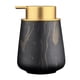 thumbnail image 1 of Dispensador de jabón de cerámica, dispensador de loción reutilizable para baños de hotel. Negro, 1 of 9