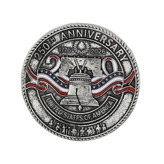 5Pcs 250th Anniversary America Birthday Enamel Pins, 250 Years Anniversary Metal Gold Plated Lapel Pin, 0.98 USA Independence Day Collectible Accessories for July 4th Christmas Veterans Day