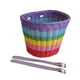 thumbnail image 5 of Cesta para bicicleta infantil Cesta para bicicleta Accesorios para bicicleta Cesta para manillar Arcoiris 21x18x17cm, 5 of 9