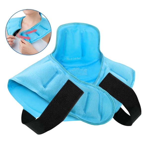Ice Pack for Neck and Shoulders Pain Relief, Comfytemp Upgrade Hot Cold Therapy Neck Wrap