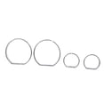 thumbnail image 1 of Chrome Gauge Cluster Dashboard Bezel Rings Trim Dial Rings Bezel Speedometer Frame Replacement for E46 1999-2006, 1 of 7
