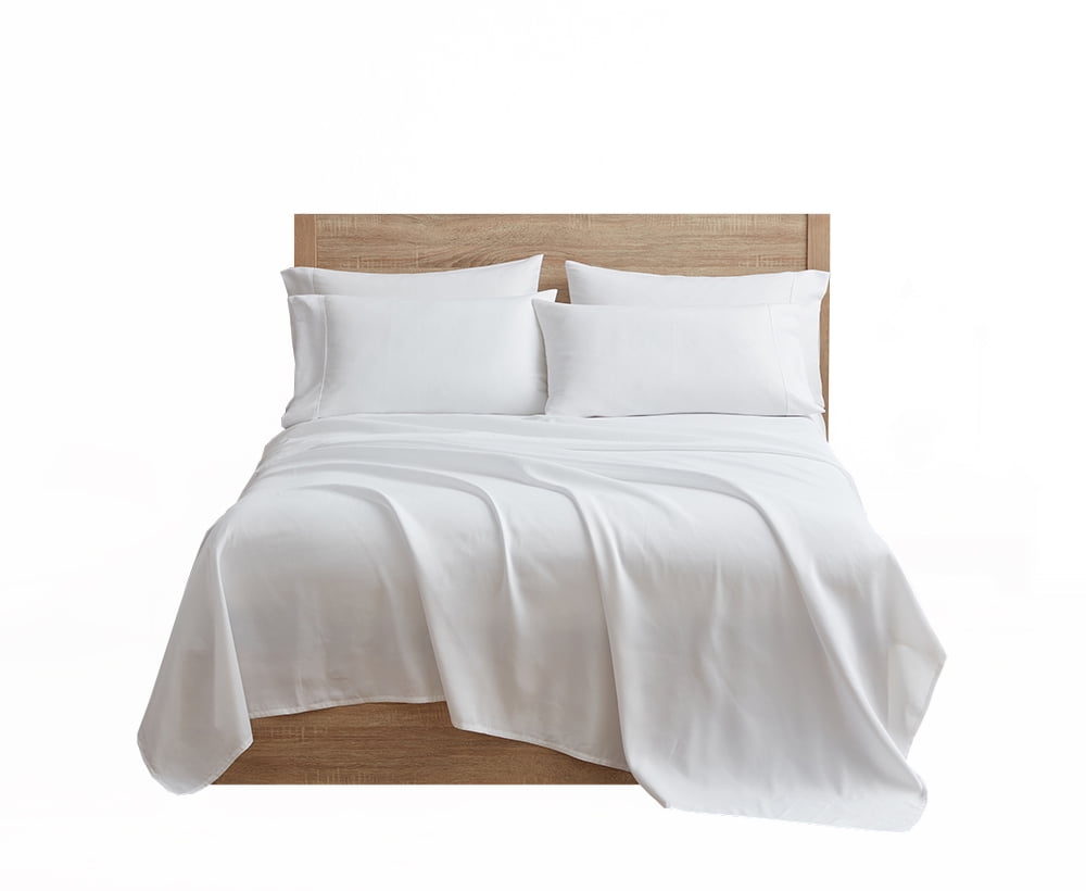 Serta So Soft 4-Piece White Sheet Set, Full
