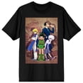 thumbnail image 6 of Hunter X Hunter Gon Killua Kurapika Leorio Character Group Classic Black Graphic Tee- M, 6 of 6