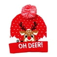 thumbnail image 2 of Colorful Light-up Knitted Hat Add Great Christmas Vibe Party Outfit Cloth Matching, 2 of 2