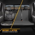 thumbnail image 5 of CAT PU Leather Rear Bench Seat Cover - Gray, 60/40 Split Fit for Cars, Trucks, SUVs - Waterproof, Scratch-Resistant, Semi-Universal Fit Rear Seat Protector for Most Auto Interior - Easy Install, 5 of 9