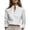 White, variant on Lenpel Long Sleeve Shirts for Women Stand Collared V Neck Fall Shirts Lightweight Dressy Business Casual Work Blouses