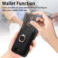 thumbnail image 2 of Allytech Samsung Galaxy S23 Case, Detachable Magnetic Wallet Case with Card Holder & Ring Stand, Support Car Mount, Premium PU Leather Shockproof Durable Protective Slim Case Cover - Black, 2 of 11
