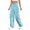 Blue, variant on Women Casual Cargo Sweatpants High Waisted Drawstring Straight Leg Hiking Trousers With Functional Pockets For Everyday Wear Comfortable Sweatpants for Women Relaxed Fit Pant