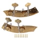 thumbnail image 2 of Clavijas de afinación de engranaje abierto, 2 piezas Clavijas de afinación de bajo Piezas de repuesto de cabezal de máquina de bajo Piezas de repuesto de cabezal de máquina de bajo Rendimiento dual de alta gama, 2 of 8