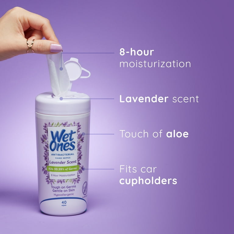 Wet Ones Antibacterial Hand Wipes Canister - Fresh Scent - 40ct