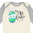 thumbnail image 4 of Inktastic My First Easter- Bunny in an Egg Boys or Girls Long Sleeve Baby Bodysuit, 4 of 5