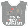 thumbnail image 3 of Inktastic Grandchild Best Grandma Ever Boys or Girls Baby Bib, 3 of 4