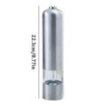 thumbnail image 2 of XKHAZA Electric Pepper Grinder, Salt Grinder, Automatic Pepper Mill, One-hand Button Control, Adjustable Coarseness, Peppercorn Grinder Refillable, 2 of 4