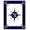Navy Blue White Gold, Pattern 16, variant on Design&I 8'x10' Washable Area Rug Nautical Maritime Knot With Anchor Emblem And Striped Border for Dining Room, Large Office, Lounge, Snag-Free