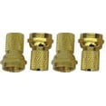 thumbnail image 1 of Prime Antenna Cable Connector 08-8013 Fits RG-6U Coaxial Cable; Set Of 4, 1 of 5