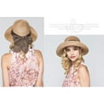 thumbnail image 4 of Women Floppy Sun Hats Fashionable Summer Wide Brim Cap BeachStraw Hat UV UPF50 Travel Packable, 4 of 5