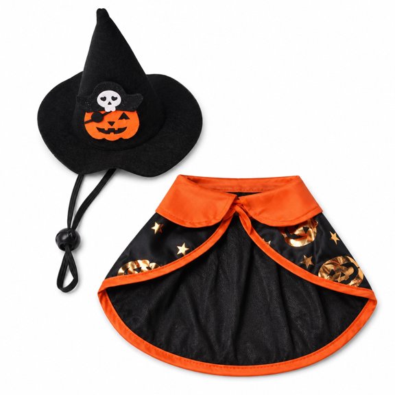 Boovnll Halloween Decorations Porch Bird Outfit Set – Funny Goose Costume with Witch Hat for Outdoor Yard Decor, Garden Patio Holiday Party Decoration