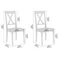 thumbnail image 2 of Bush Furniture Sterling Cross Back Dining Chairs - Set of 2 in Black, 2 of 8