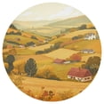 thumbnail image 3 of Ryvnso Meadow Landscape Round Plate Mats Dining Table Placemat Set of 4 for Holiday Decoration, 3 of 7