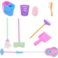 thumbnail image 2 of KAKOWELY 1 juego de juguetes interesantes para niños, herramientas interactivas de limpieza para muñecas, divertidos juguetes limpiadores para muñecas., 2 of 4