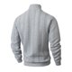 thumbnail image 3 of Ceisia Men's All Gift Seasons Casual Solid Color Knitted Fabric Round Neck Long Sleeve Shirt - Comfortable Daily Outdoor Wear, 3 of 7
