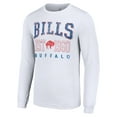 thumbnail image 2 of Men's Starter White Buffalo Bills Throwback Logo Long Sleeve T-Shirt, 2 of 3