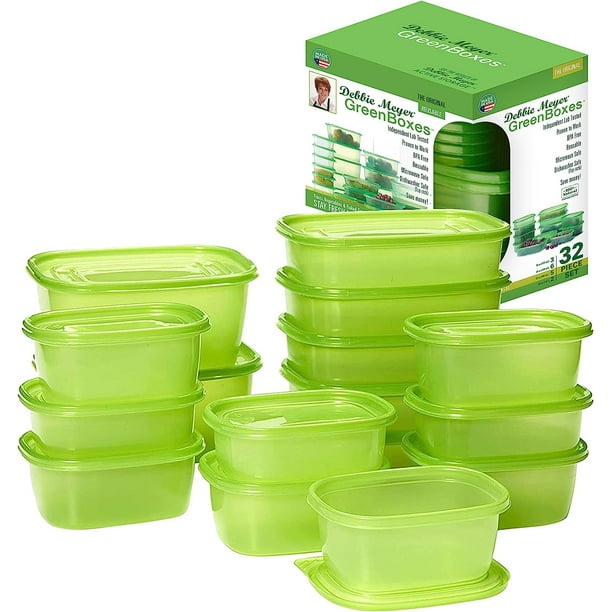 As Seen on TV Debbie Meyer Green Box Food Storage Containers, Microwave