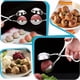 thumbnail image 2 of Pinzas para albóndigas Billuyoard 2 unids/set Acero inoxidable Antiadherente Cocina y Comedor, 2 of 6