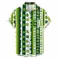 thumbnail image 2 of Blusa y camisa de manga corta con cuello vuelto para hombre, blusa informal de moda con cuello vuelto, blusa estampada de manga corta con botones, blusa de poliéster para hombre, 2 of 6