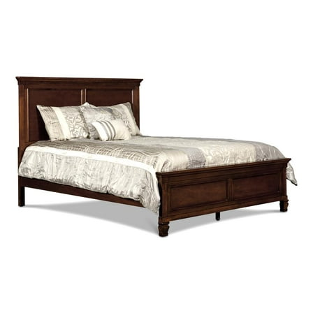 New Classic Tamarack 4-PC Wood King Bedroom Set with Chest in Brown Cherry